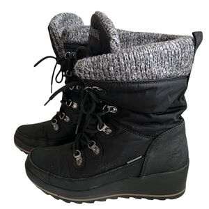 Cougar Black and Gray Winter Boots